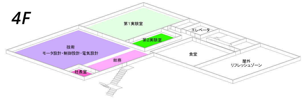 4Fフロアマップ